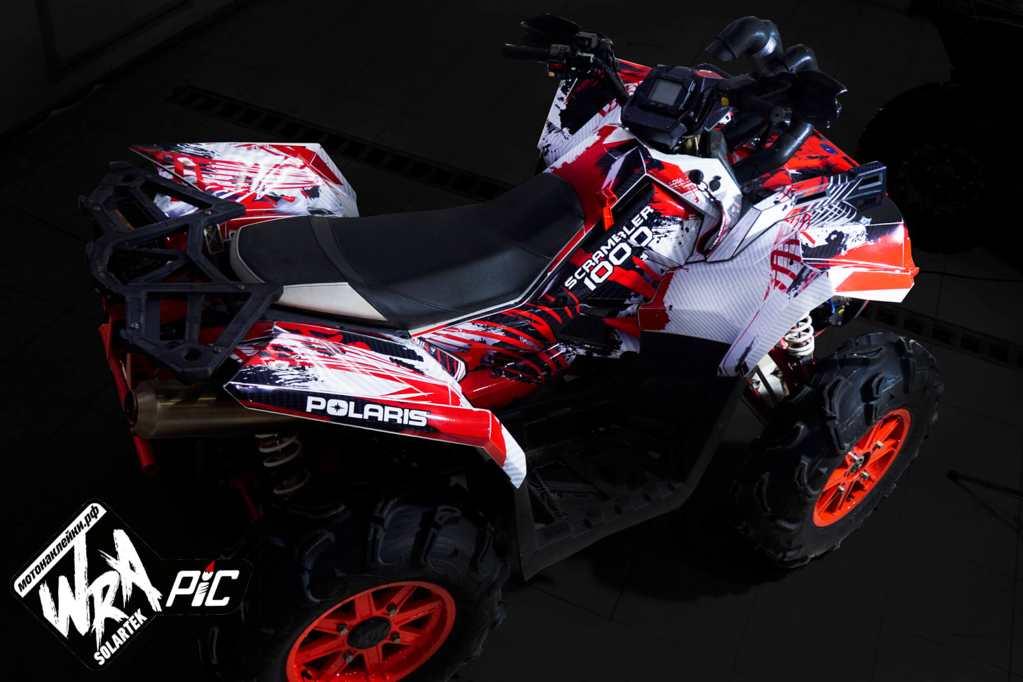 Наклейки на снегоход POLARIS AXYS switchback